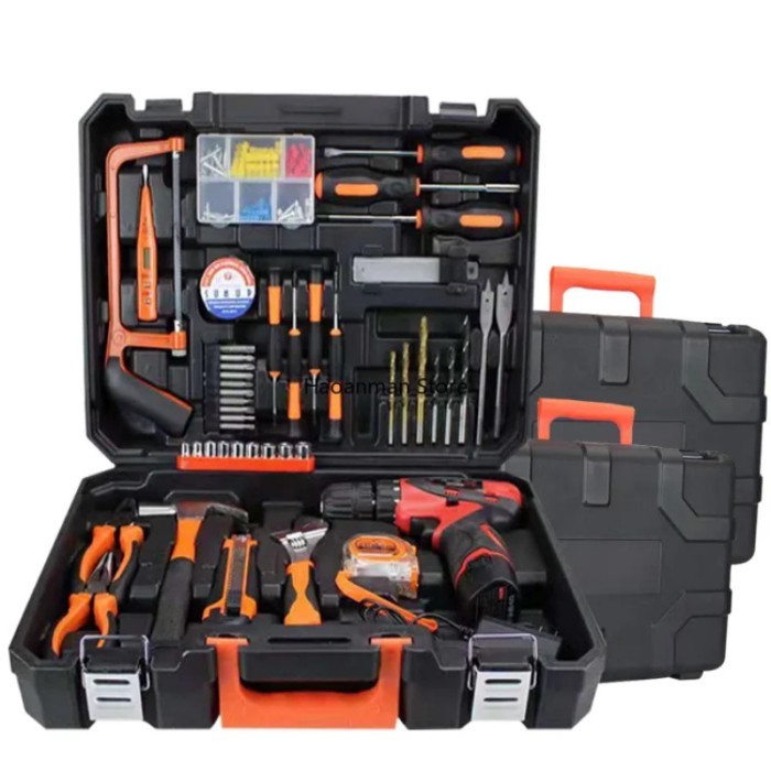 Household Hardware Kits Lithium Electric Drill Sets Car Repair Tools Hand Tools Specialist Engineer