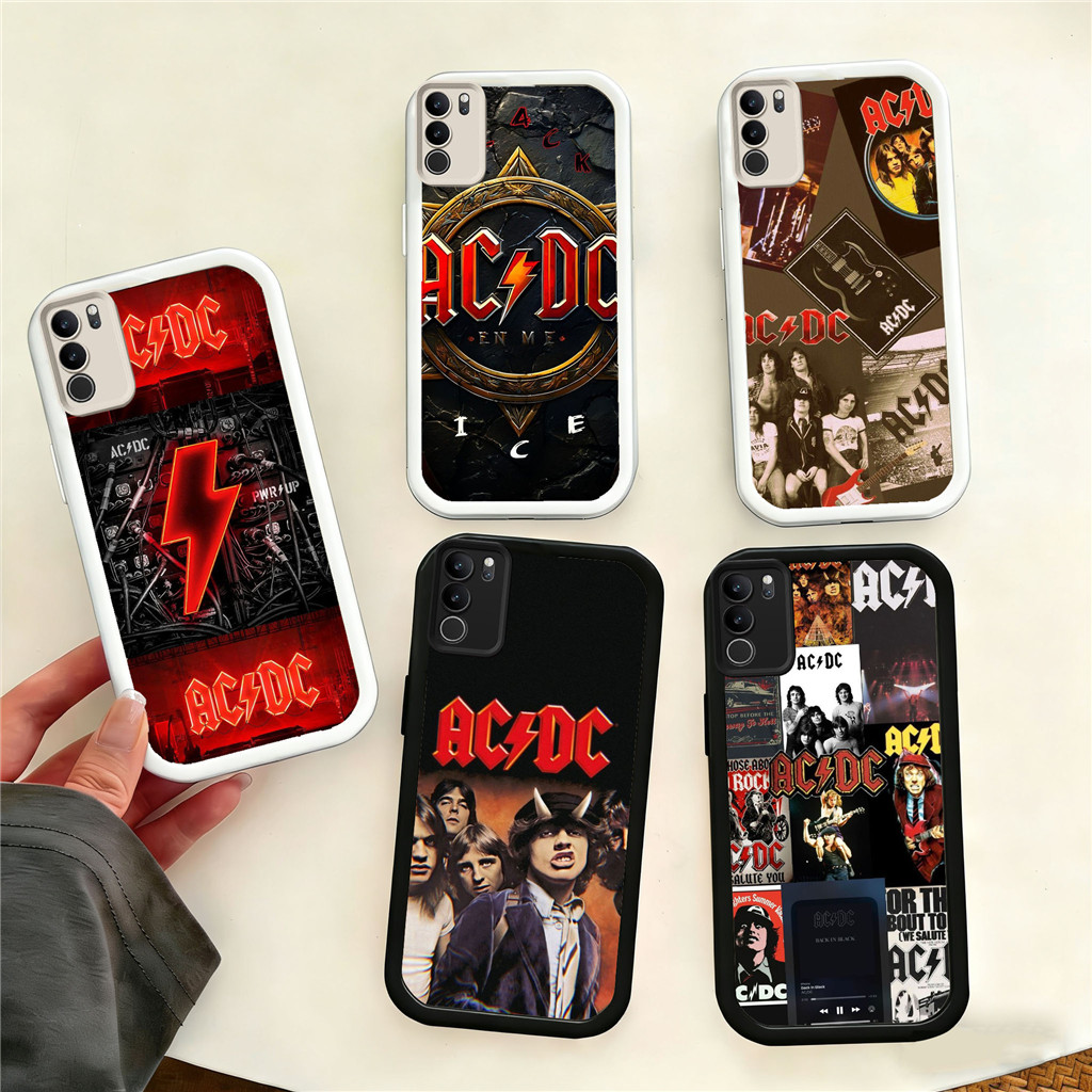 WB4 ACDC BandเพลงปลอกสําหรับHpชุบVIVO Y15 Y100 V40 Y12s Y03t V9 V30 Y02a Y02 Y03 Y12 Y11s Y02t Liteว