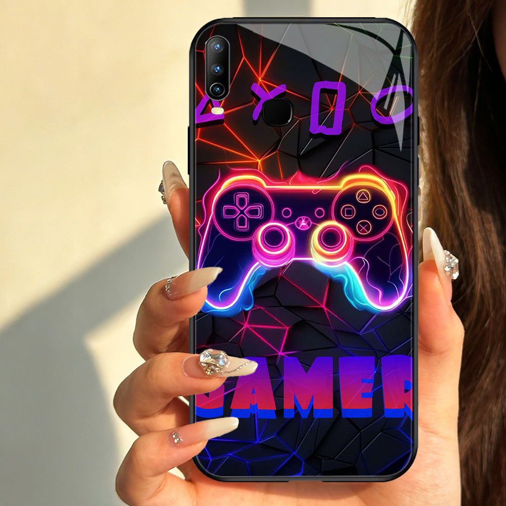 TT-46 Gamer Zeon ปลอก hp แก้ว VIVO Y17 V9 Y85 X23 2019 Y19 Y91 Y15 Y91C Y12 Y89 Y93 Y95 Y11