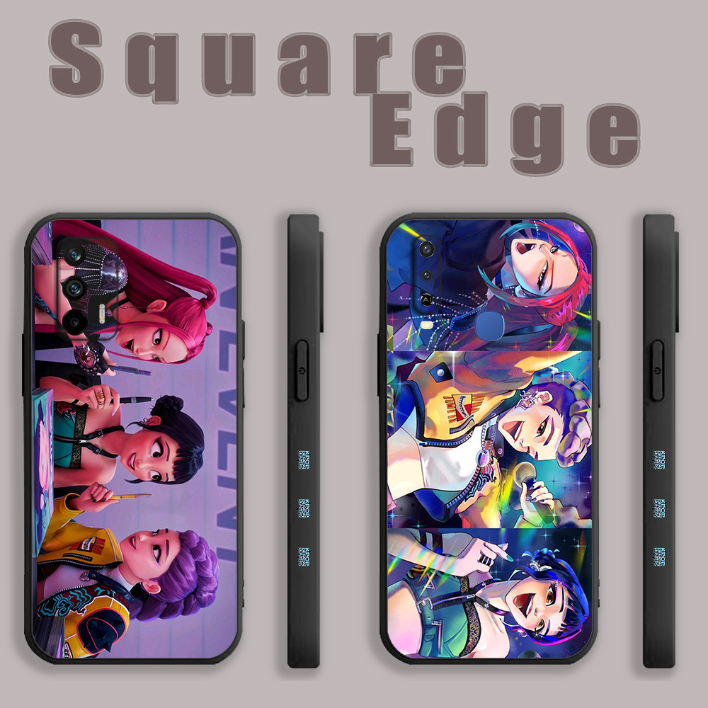 สําหรับXiaomi 12t Pro 12s POCO X4 GT 12 Lite POCO M4 Pro M5 F4 C40 Kpop Demon Huntersสีชมพูสุนทรียศา