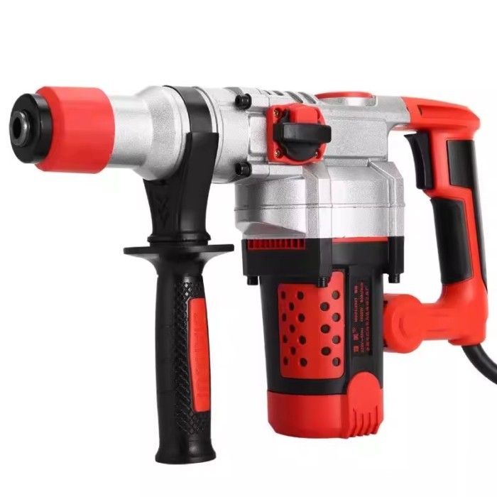 Heavy Duty Rotary Hammer Drill 2200W Electric Hammer Industrial Grade Electric Pick Impact Drill 3