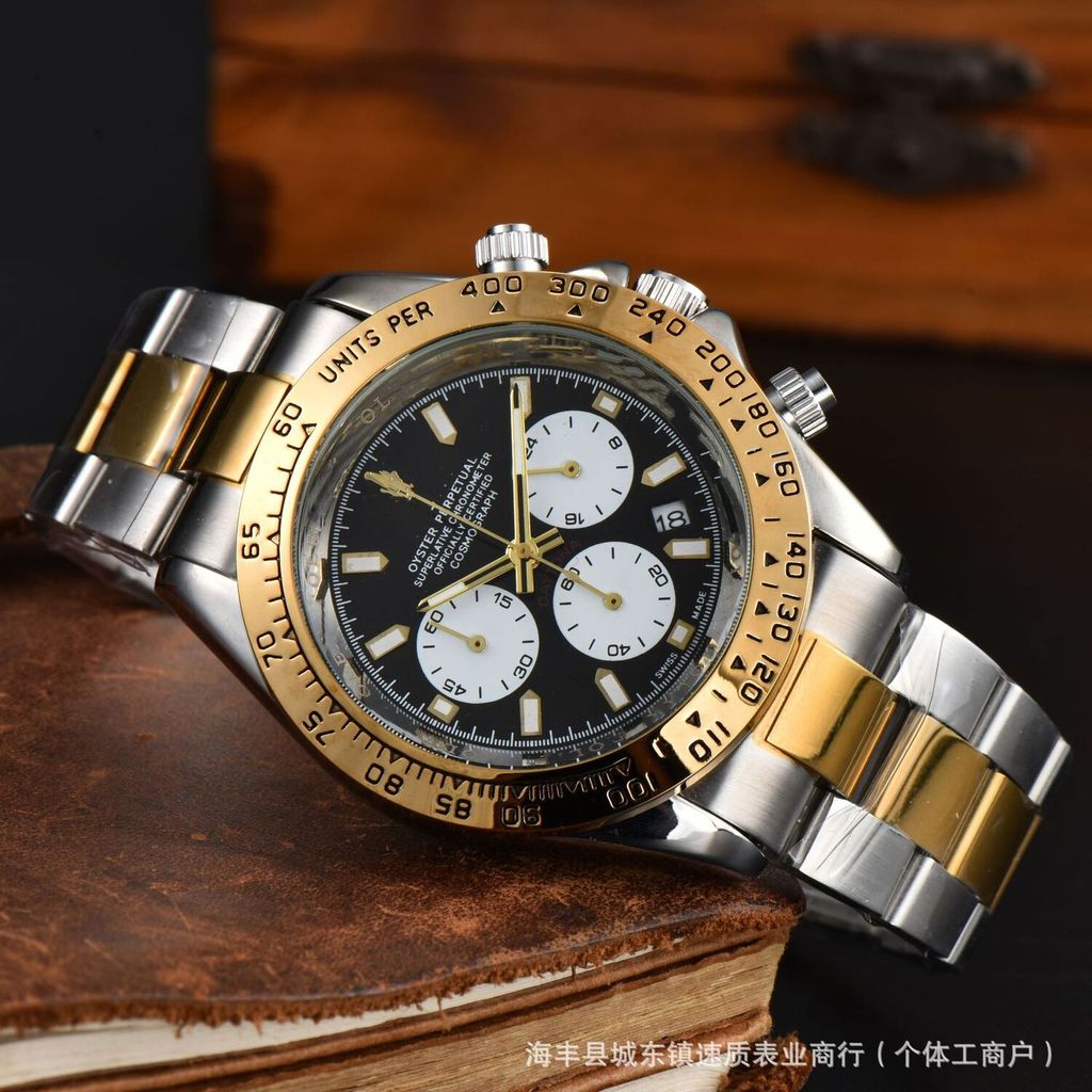 2026 แฟชั่นกีฬาแฟชั่นกีฬาออนไลน์ Good-ขาย Stormy Worker 6-Hand Full-Function Quartz Steel Band นาฬิก