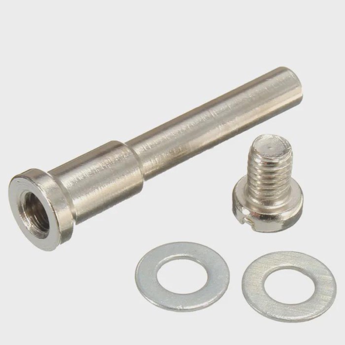 5Pcs 3.17/6mm Steel Mandrel Dremel Screw Mandrel Shank Cut-off Wheel Dremel Mandrel For Dremel Rota