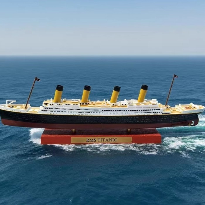Classic Deluxe Cruise Wheel TITANIC TITANIC Britain จําลองเรือรุ่นเครื่องประดับสําเร็จรูป Out of Pri