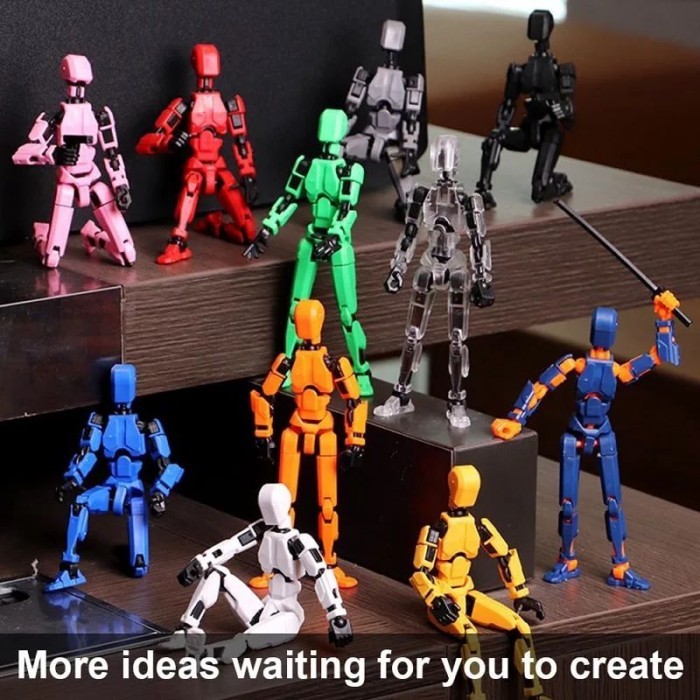 13 Action Figures T13 Figure 3D Printed Multi-Jointed Movable Lucky 13 Action Figure Nova 13 Action
