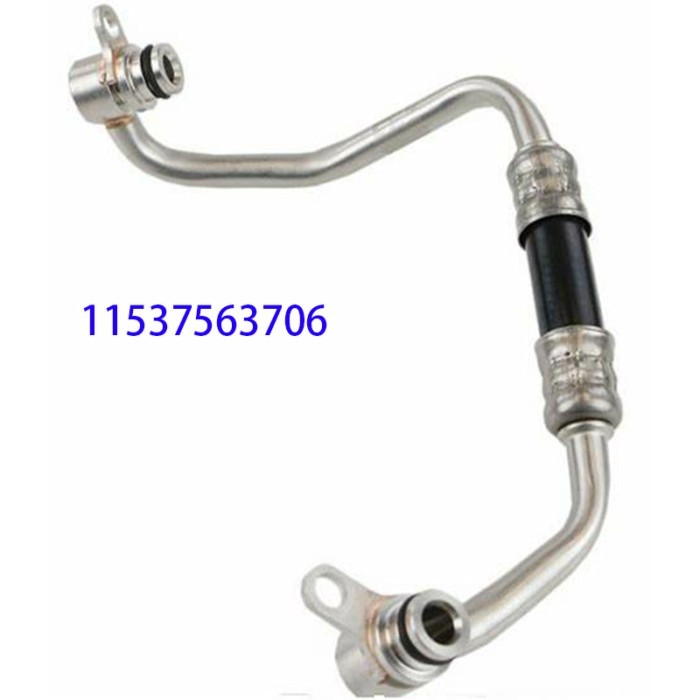 FOR BMW F01 F02 F30 E71 N54 Engine Turbocharger Oil lubrication pipeline OEM 11537563706 1153756370