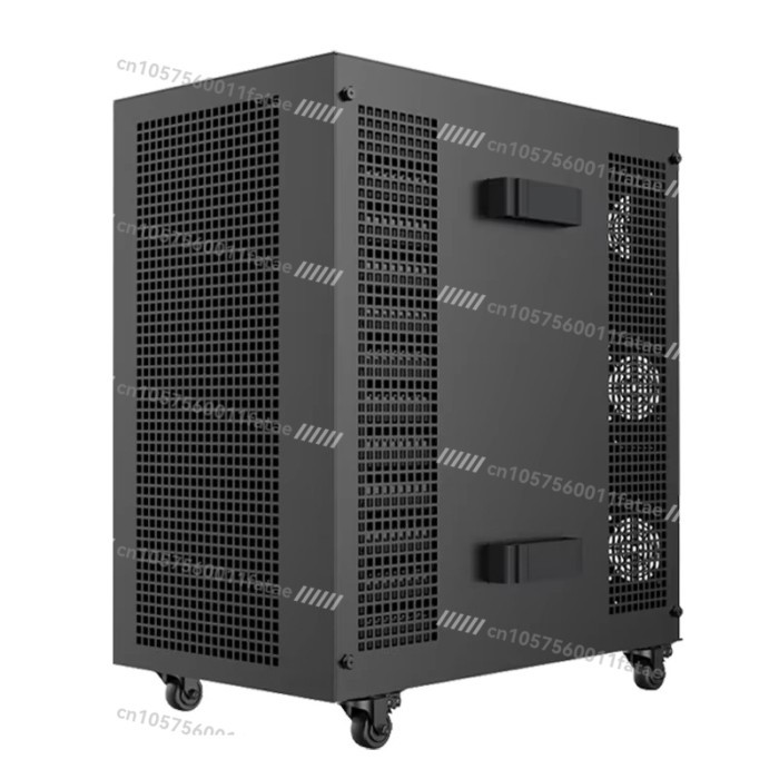 Mid-Tower ATX Metal GPU Chassis RTX40 AI Rack Server Chassis High Performance