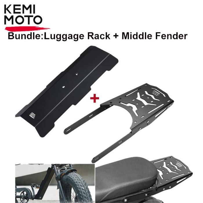 For Super 73 Electric Bike Rear Rack Aluminum Bike Cargo Rack Luggage Rack For Super 73 Z and S Ser