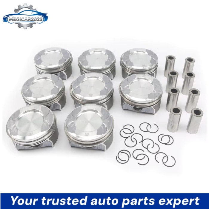 8PCS A2780302317 Engine Pistons Kit Φ92.9mm Φ24mm For Benz X166 W166 W221 W222 GL500 S500 M278 GLS5