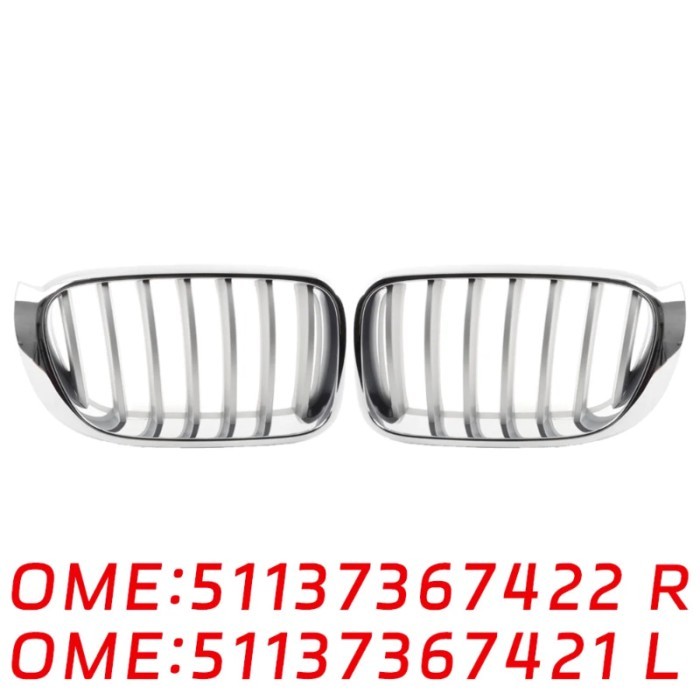 For BMW 51137367421 51137367422 X3 X4 F25 F26 18d 20i 28ix 35dx Kidney Grille middle net Grill base
