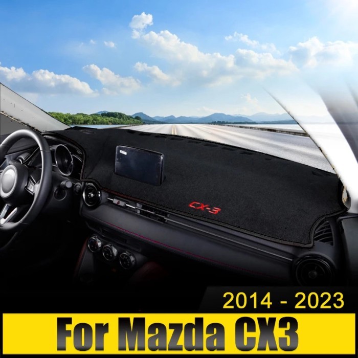 Car Dashboard Cover Avoid Light Mat Anti-UV Carpets For Mazda CX-3 CX3 CX 3 2014 2015 2016 2017 201