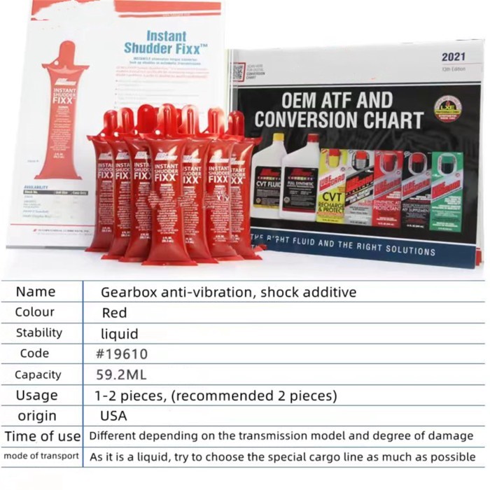 Automatic Transmission Protector Repair Agent Gearbox Anti-vibration Shock Additive Anti-jitter Lub