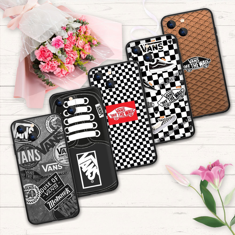 Samsung Galaxy A51 A52 A52S A53 A54 A71 A72 A73 A41 A42 Soft TPU Balck Shell 5W9L แฟชั่น Vans เคสโทร