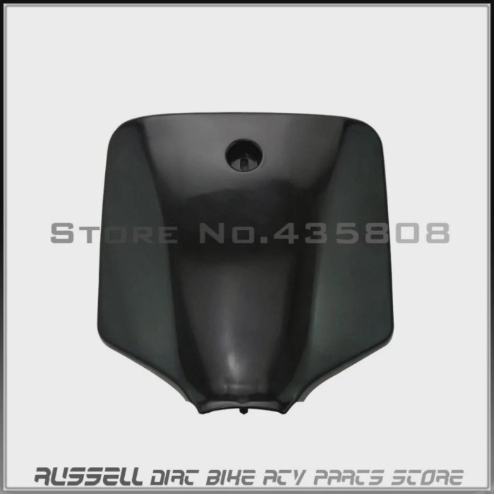 Front Number Plate Plastic Fender for DRZ110 KX65 Dirt Bikes KAWASAKI KLX110