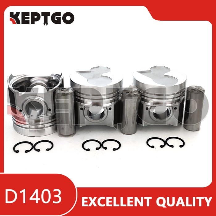 For Kubota D1403 Engine D1403 Piston Kit STD Fits (3SET)