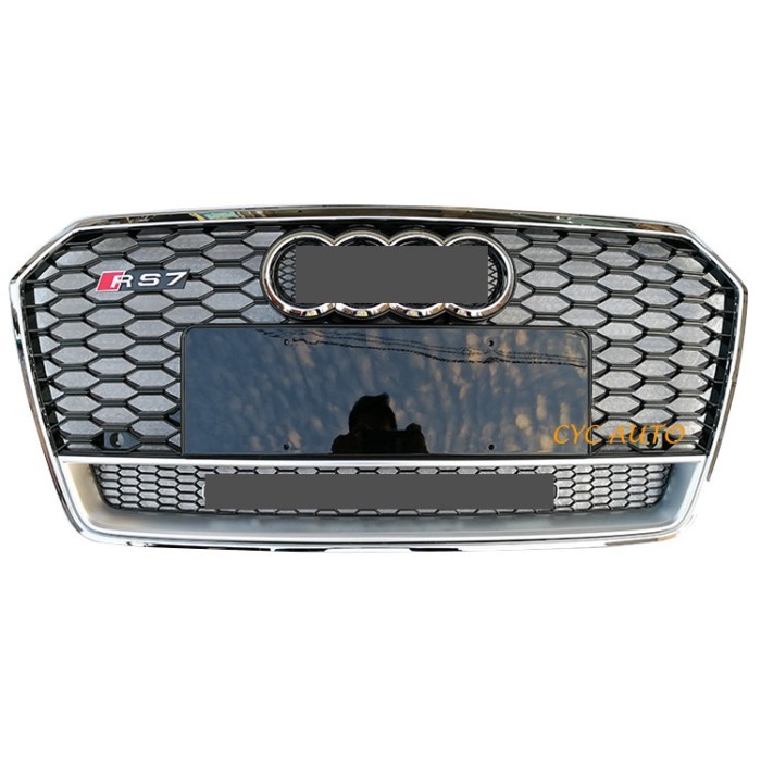 RS7 style front grille for Audi A7 facelift RS7 car grille 2016 2017 2018
