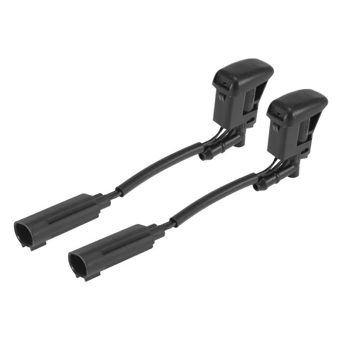 1Pair New Windshield Heated Washer Sprayer Nozzle Jet 61667110851 for -BMW 1-Series E81 E82 E87 X3