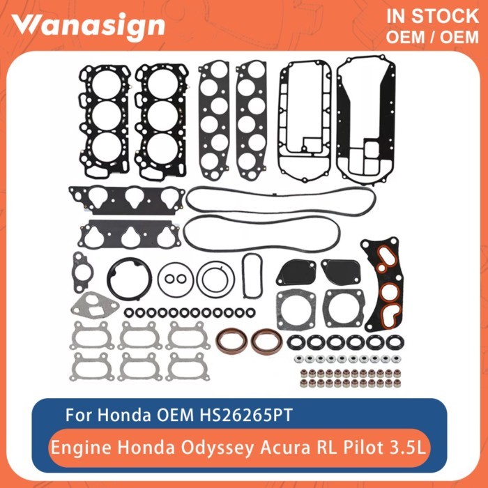 Engine Full Gasket Set Fit 3.5 L For Honda Pilot Odyssey Acura MDX J35A5 J35A6 J35A8 3.5L V6 GAS 03