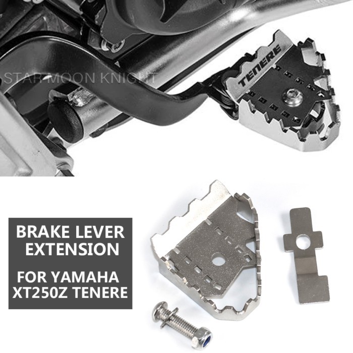 For YAMAHA XT250Z Tenere XTZ 250 XTZ250 Motorcycle Accessories Brake Lever Extension Pedal Step Tip
