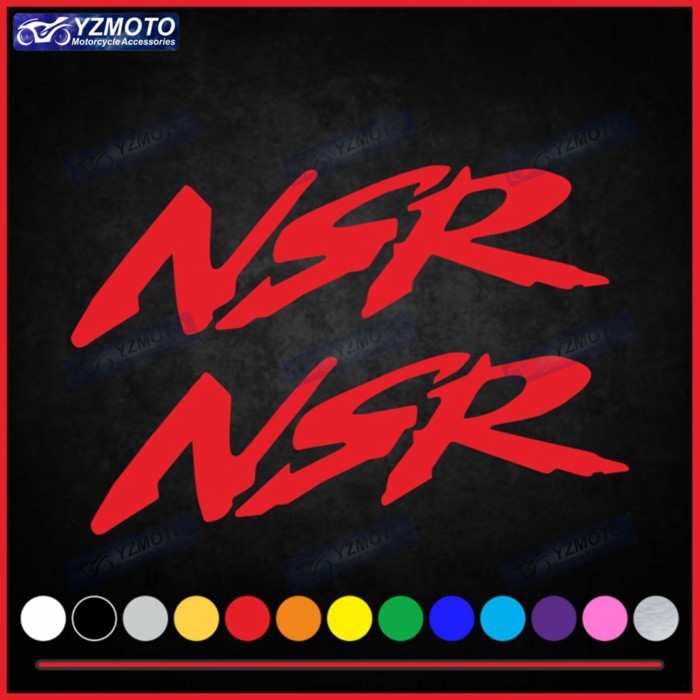 For Honda NSR NSR125 NSR250R Motorcycle Sticker Car Decal Decoration Fuel Tank Engine Logo Fairing