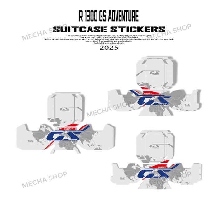 GSA 1300 2024 Sticker Motorcycle Suitcase Stickers Protective Decal For R1300GSA GS 1300 Adventure