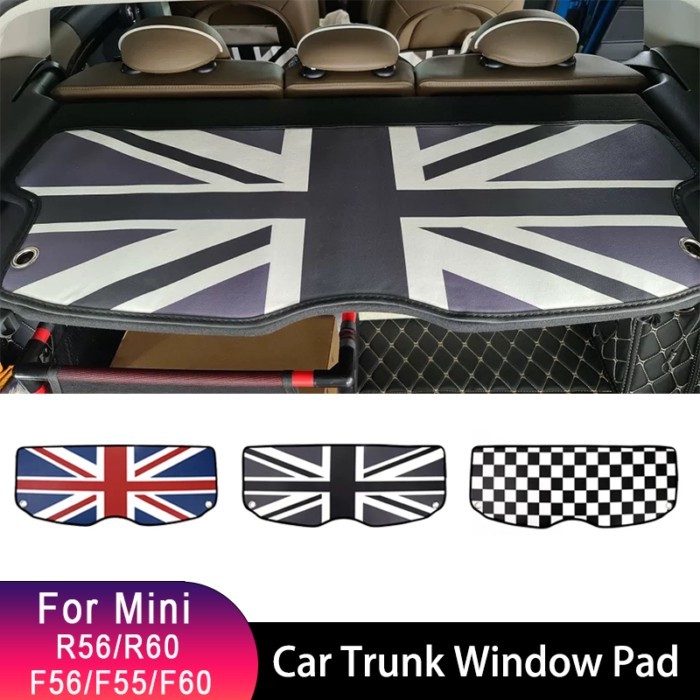 Car Trunk Window Pad For MINI Cooper One S JCW R56 F55 F56 F66 F65 F60 R60 Countryman Auto Styling