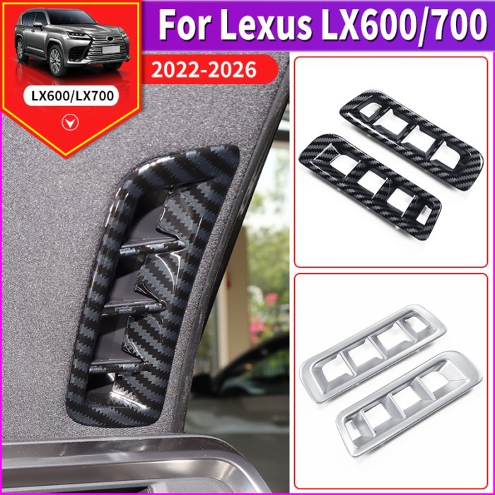 For Toyota 2022-2026 Lexus LX700 700 LX600 600 Car A Pillar Vent Decoration Cover Easy Install Inte