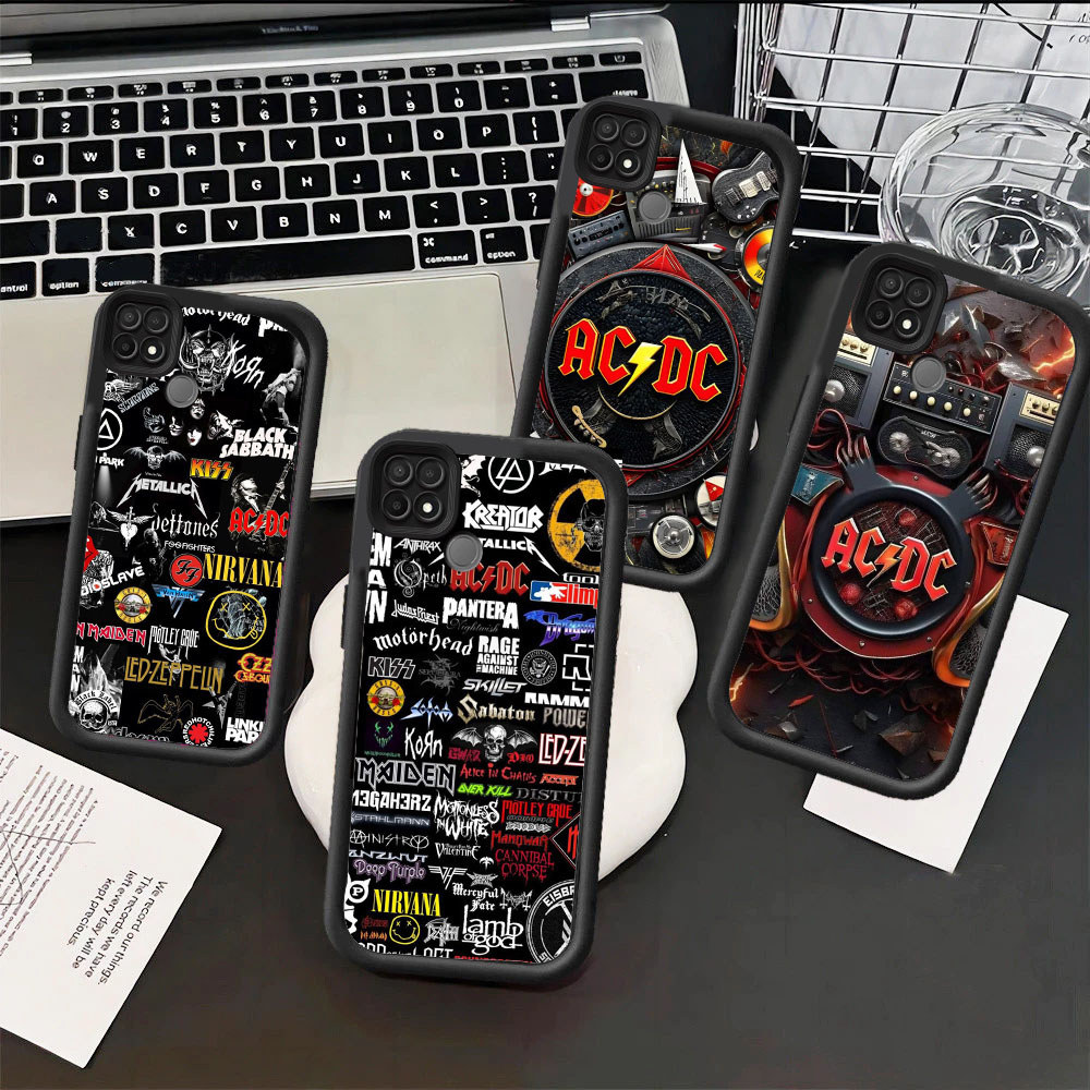 WB3 ปลอกวง ACDC สําหรับ Hp ชุบ OPPO หมายเหตุ GT C65 60 8 A3X 6 A3 C63 5G วัสดุ TPU