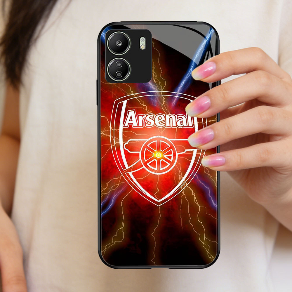 TT-1 Arsenal Football Club Casing hp glass Xiaomi Redmi Note Poco X6 A1 13 13Pro 13C C65 A2 Note13Pr