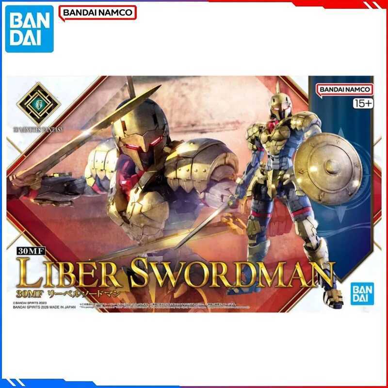 In Stock: Bandai 30 Minutes Fantasy 30MF Model Kit - Liber Swordman Buildable Action Figure Assembl