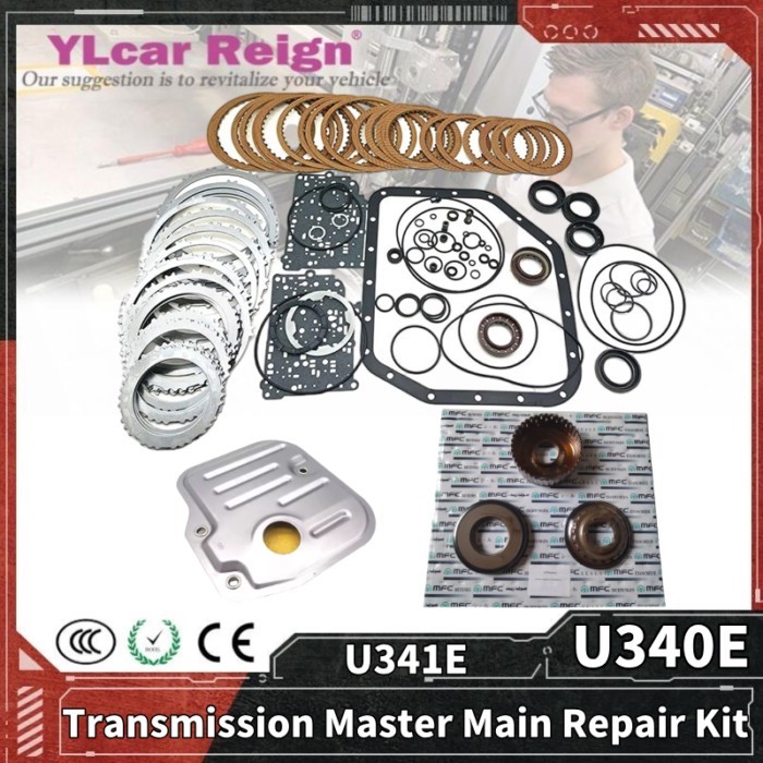 U340E U341E U340 Transmission Master Main Overhaul Rebuild Repair Kit Friction Steel Plate Pistons