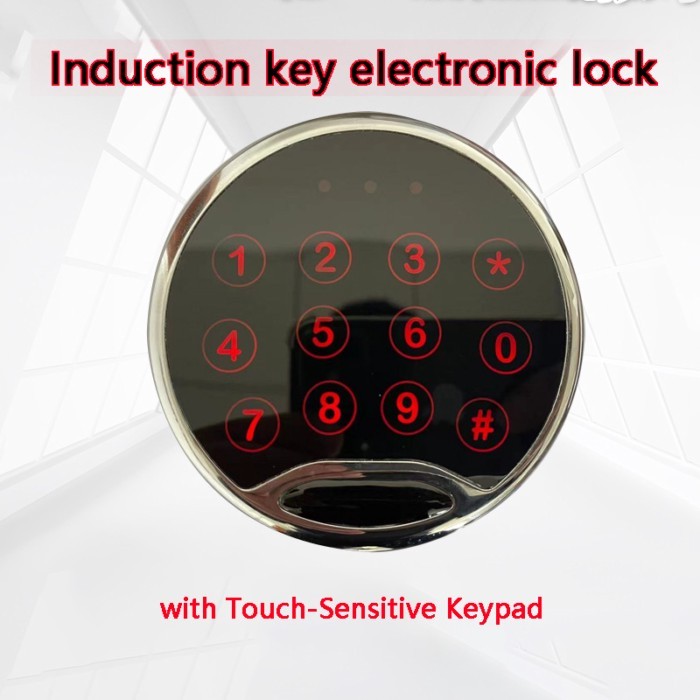 Electronic Password Lock Safe with Touch-Sensitive Keypad Emergency Key Bank Gun Cabinet Electronic