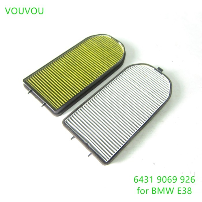 Car accessories PM2.5 A/C cabin air filter for BMW 7 series E38 1994-2001 6431 9069 926 728i 730i 7