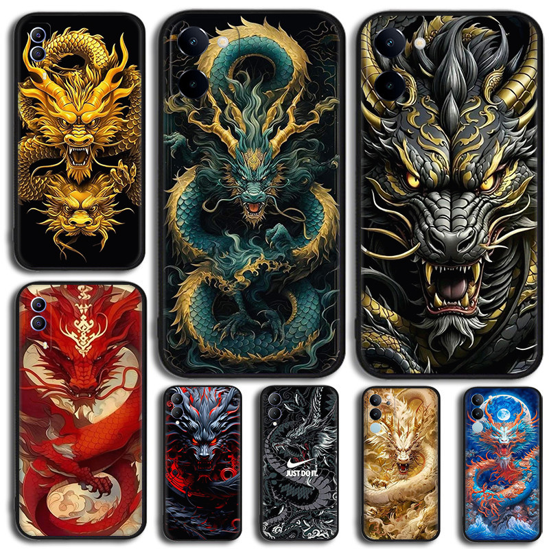 เคสโทรศัพท์ Cool ลายมังกรจีนสําหรับ Vivo U3 Y19 S1 S16 S17 S19 Pro S17 S17T T3 V5 lite Z9 Y67 V5s Y6