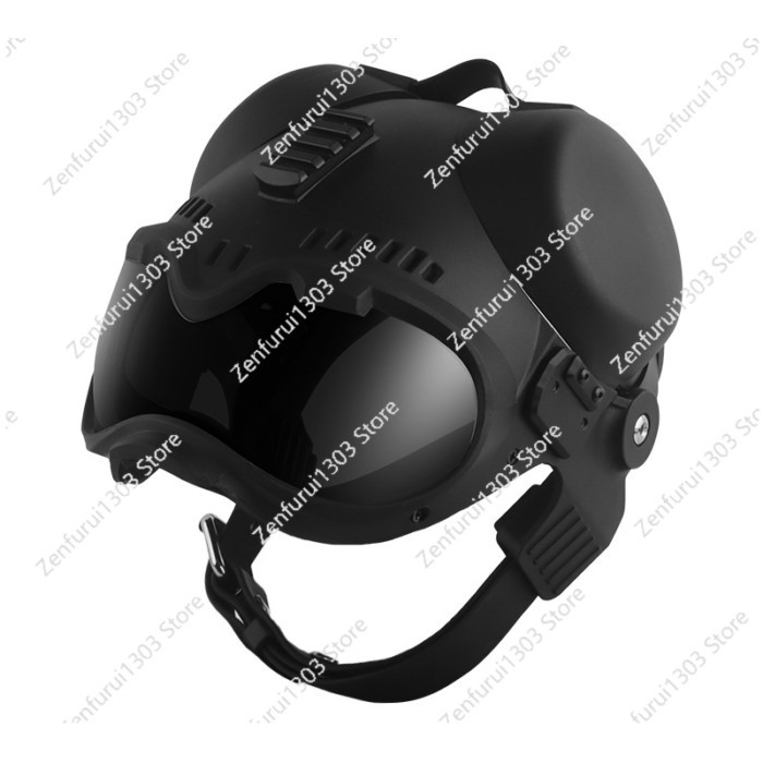 K9 Tactical Dog Helmet Goggles Medium Large Breed Dog Mask Combat Training Protective Helmet With R