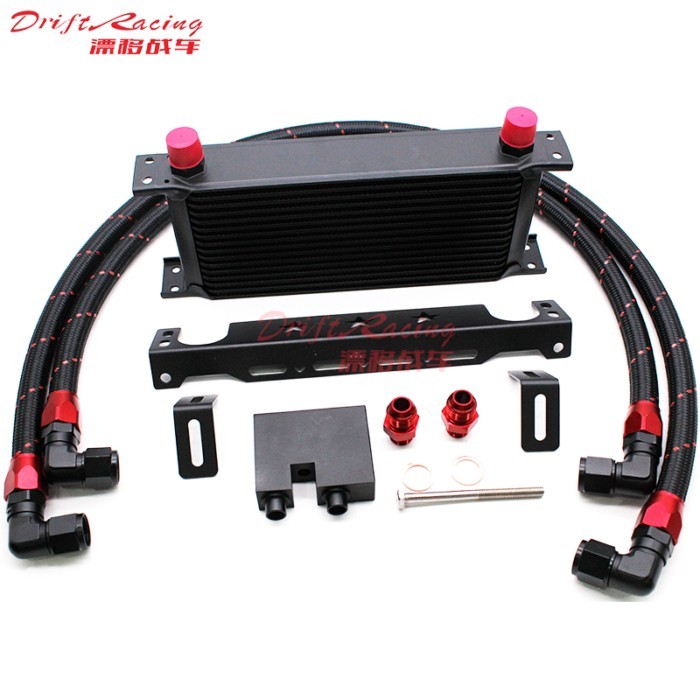16 Row AN10 Oil cooler w/Bracket  Hose Kit For BMW 3 Series N54 Engine 135 135i E82 335 335i E90 E9