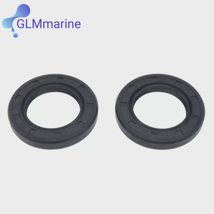 2 Pcs Outboard Lower Unit Oil Seal 93101-25M03 for Yamaha 40HP 70HP 80HP 100HP Motor