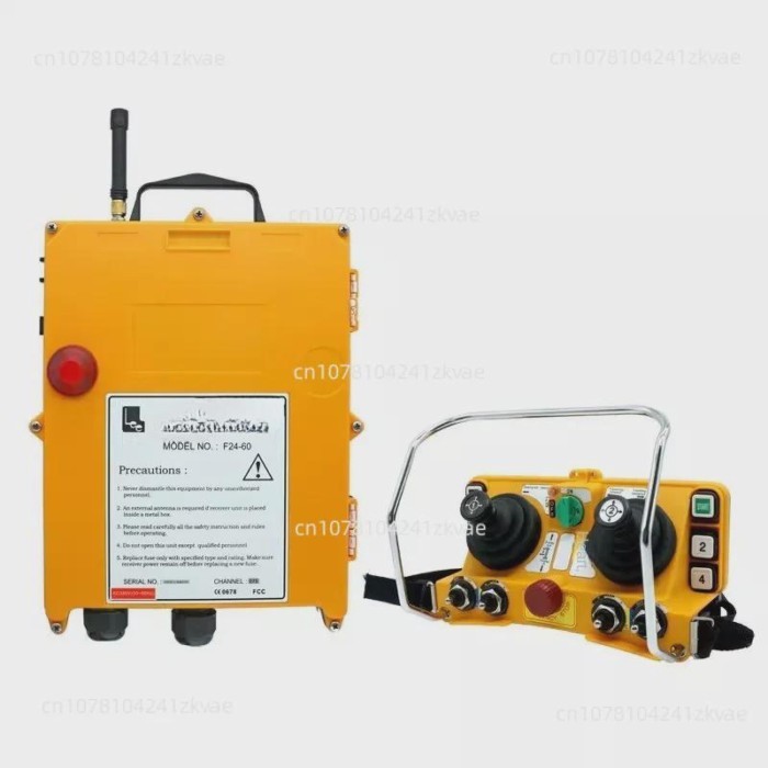 Industrial remote control F24-60 joystick 5-speed electric hoist overhead crane tower crane