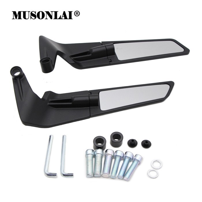 Universal Motorcycle Rearview Side Mirrors 8mm 10mm thread for KTM 250 390 Duke Yamaha MT07 MT09 MT