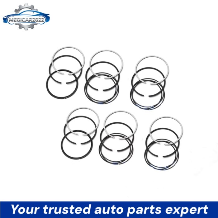 Engine Parts 6x Piston Rings Set Mahle Fit 3.0 T For BMW 535i 435i 335i M4 X5 F10 F30 F80 F32 E70 E