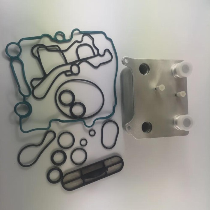 Oil Cooler Kit For 2003-07 Ford Powerstroke Diesel 6.0L F250 F350 F450 F550 3C3Z6A642CA 3C3Z-6A642-