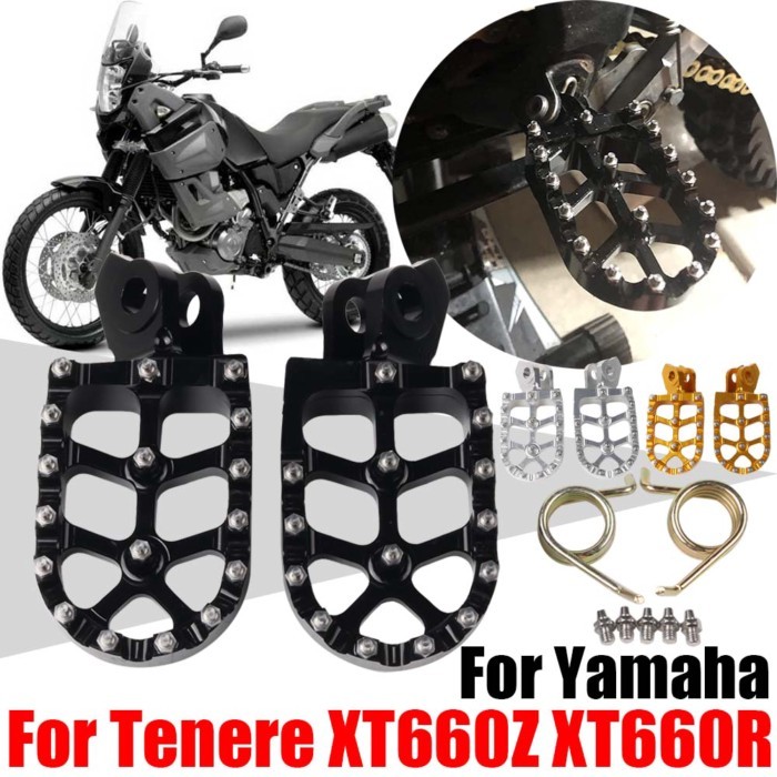 For Yamaha Tenere XT 660 Z R 660Z 660R XT660 XT660Z XTZ660 XTZ 660 XT660R Accessories Footrest Foot
