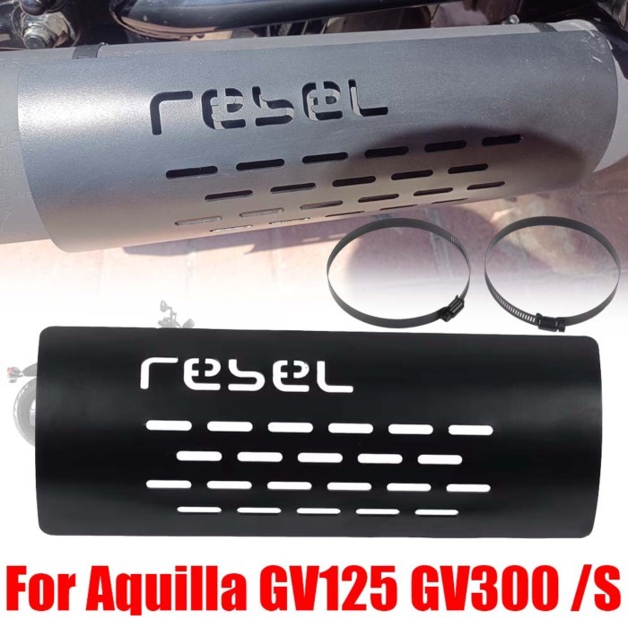 For Hyosung Aquilla GV125 GV300 GV300S GV 300 S 300S GV 125 Accessories Exhaust Pipe Heat Shield Co