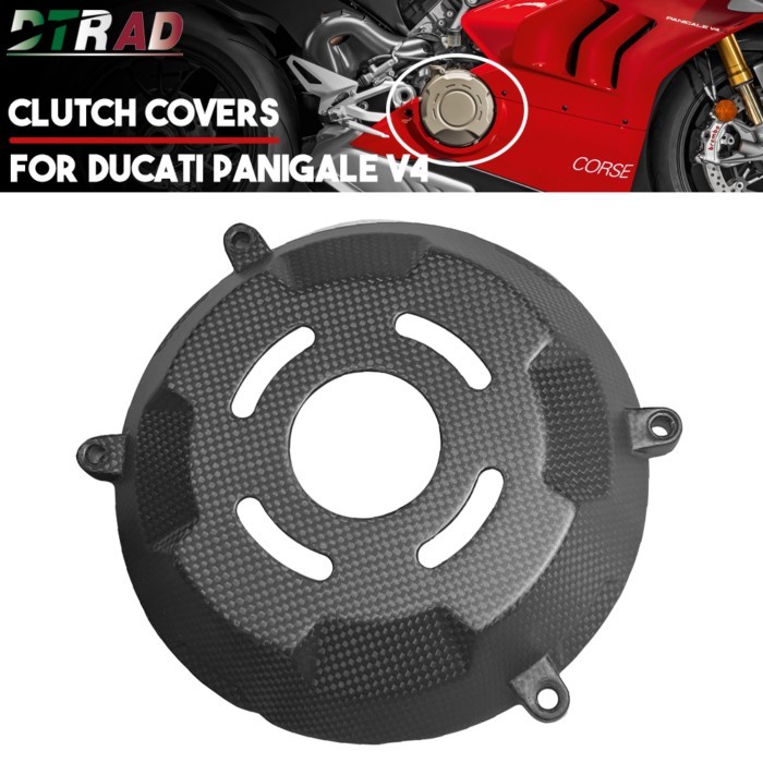 For DUCATI Panigale V4 V4S V4R Streetfighter V4 SP 2023 Carbon Fiber Clutch Cover Protection Fairin