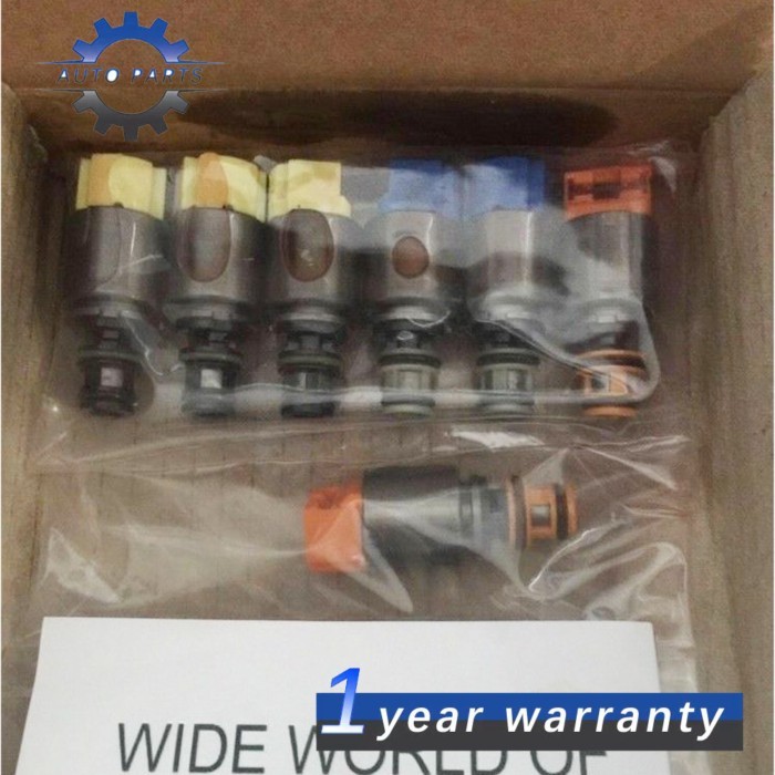 7PCS Genuine 6HP21 6HP28 ZF6HP21 ZF6HP28 for Transmission Solenoid Block Audi BMW Jaguar Land Rover