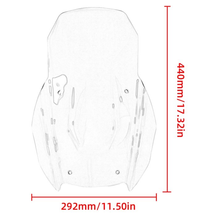 New Motorcycle Accessories Windshield Windscreen Visor Fit For Honda ADV350 ADV 350 adv350 adv 350