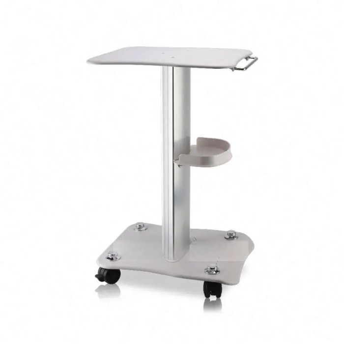 White salon furniture travel parlour large beauty trolley