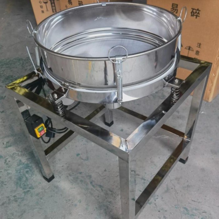 500 flour screening machine plastic powder vibrating screen spraying powder screen stainless steel