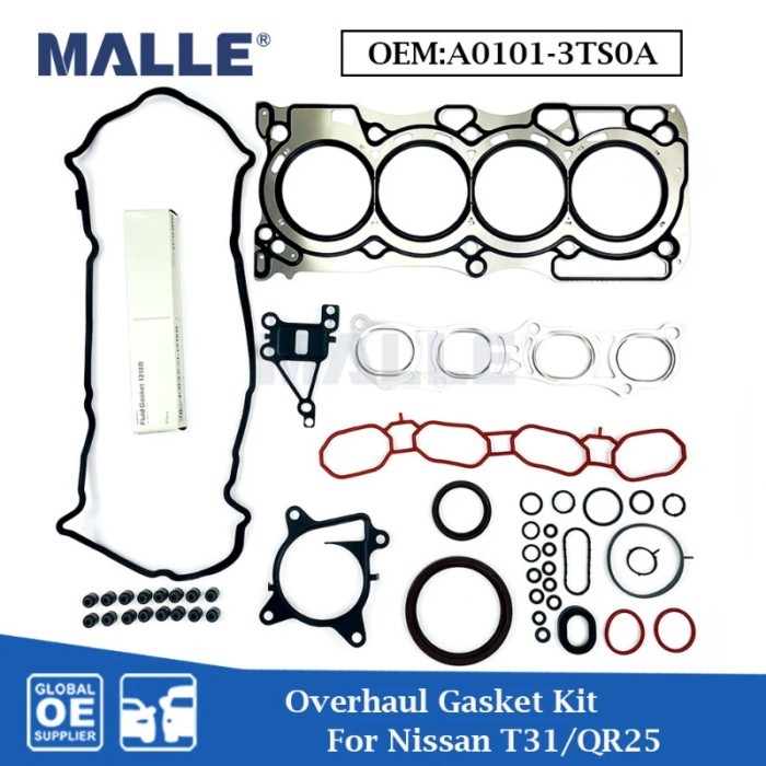 Engine Full Overhaul Gasket Kit For Nissan QR25 T32Z X-TRAIL T32 2.5 2488cc QR25DE Full Repair Set