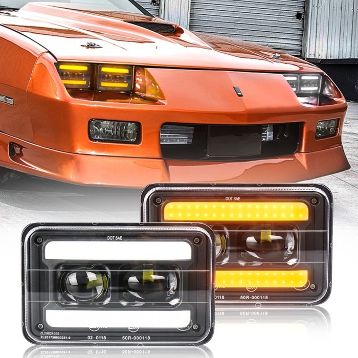 OVOVS 4x6 inch led headlight square headlight auto lighting 4X6 led headlight for truck